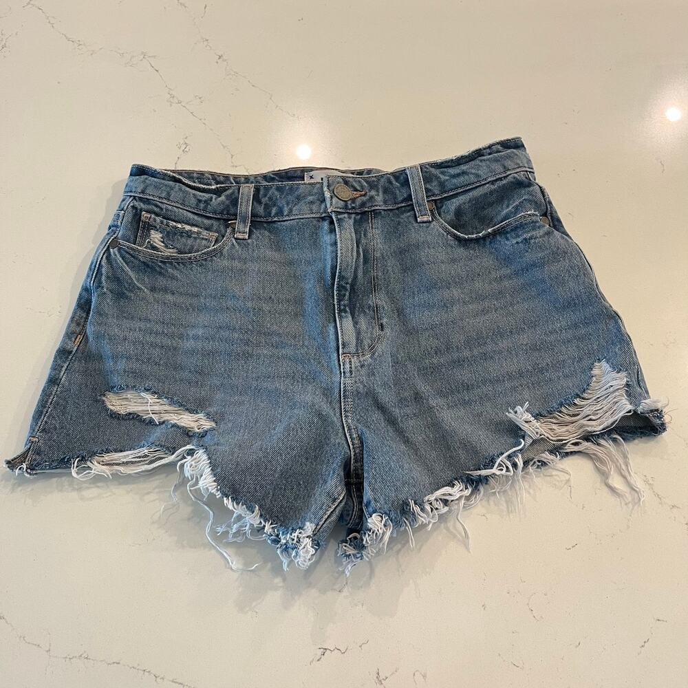 Paige‎ Margot Short Jean Shorts in Kat Destructed Size 28
